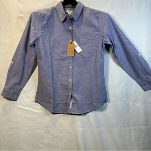 Women’s Original Weatherproof Vintage Indigo Button Down Shirt